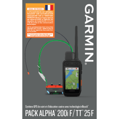 GAFALPH200ITT25  PACK GPS GARMIN ALPHA 200iF TT25 VERSION F