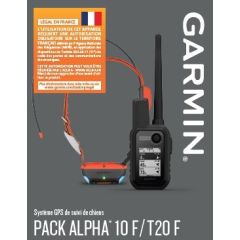 Pack GPS Garmin Alpha 10 T 20 - version F